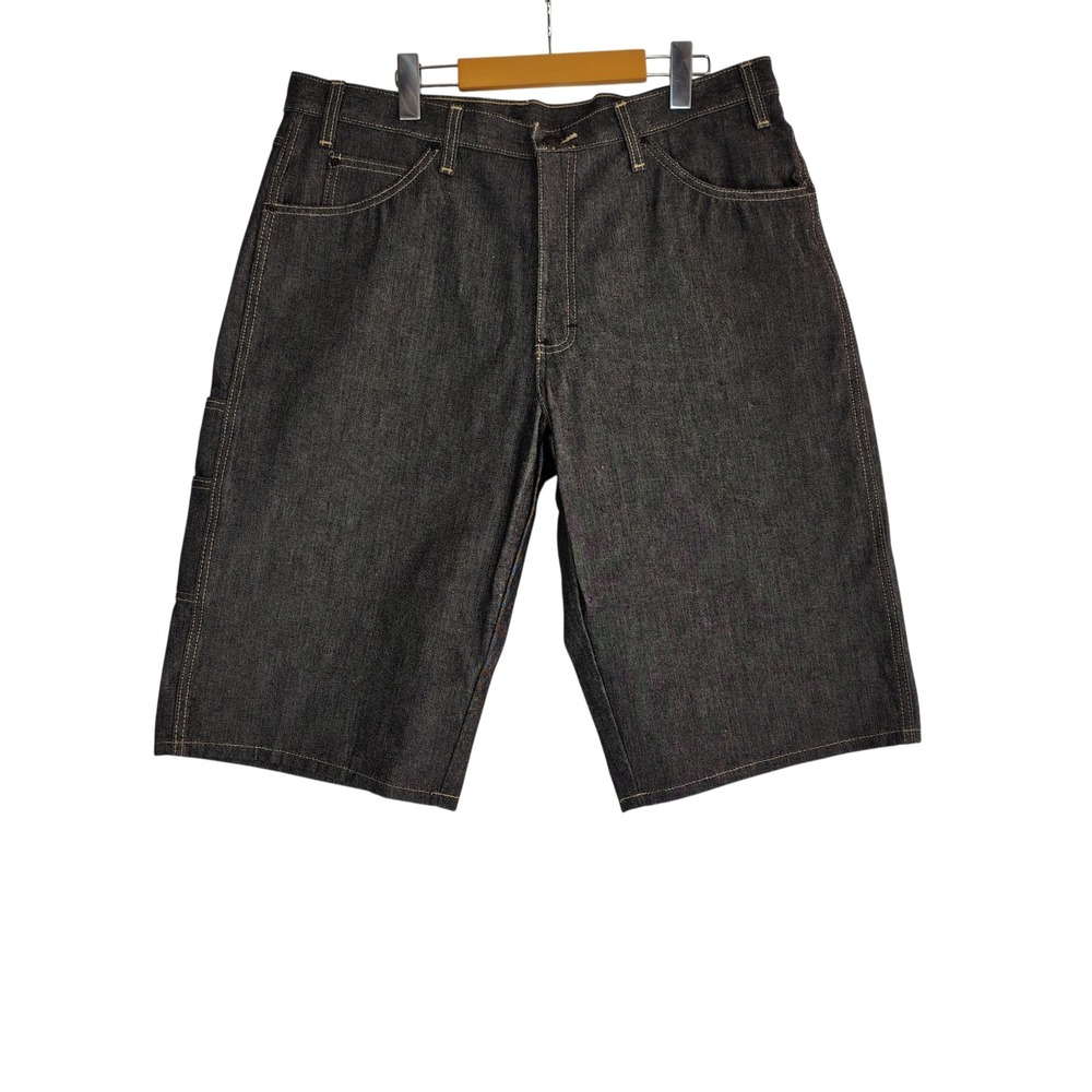 Genuine Dickies Mens Dark Wash Denim Carpenter Shorts Carpenter Utility 37 Waist